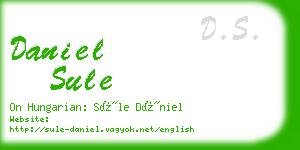 daniel sule business card